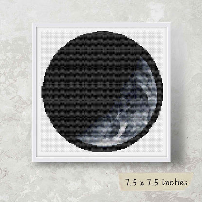Night and Day Circular Cross Stitch Kit