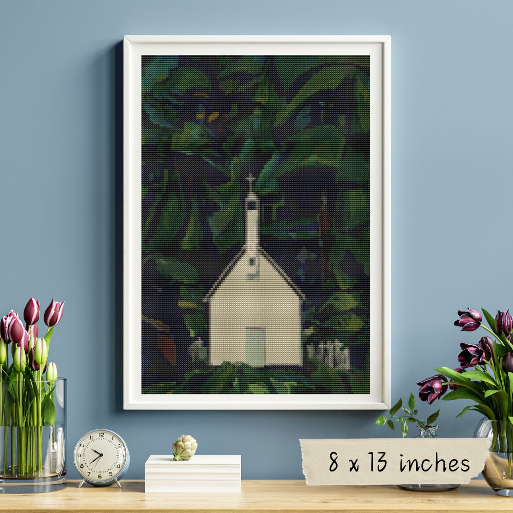 Indian Church Cross Stitch Kit | Emily Carr