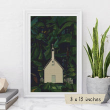 Indian Church Cross Stitch Pattern