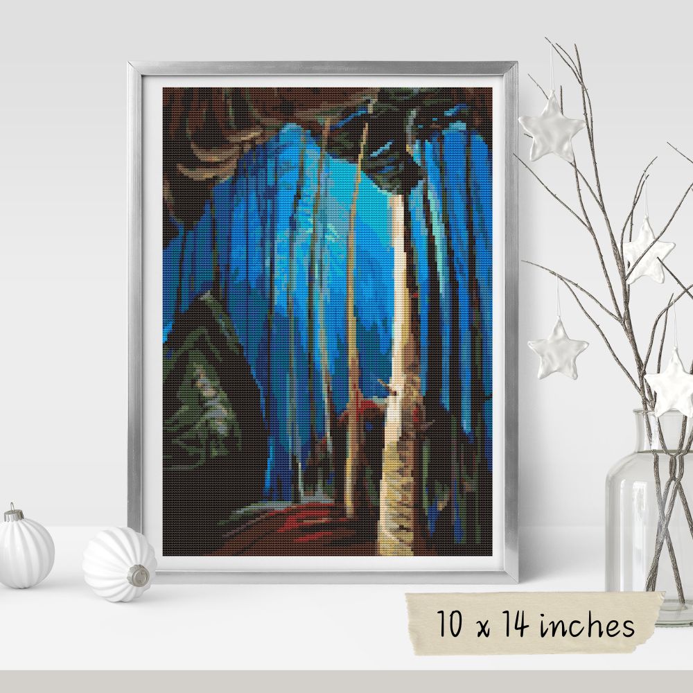 Blue Sky Cross Stitch Kit | Emily Carr