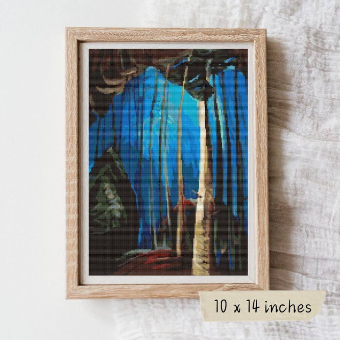 Blue Sky Cross Stitch Pattern