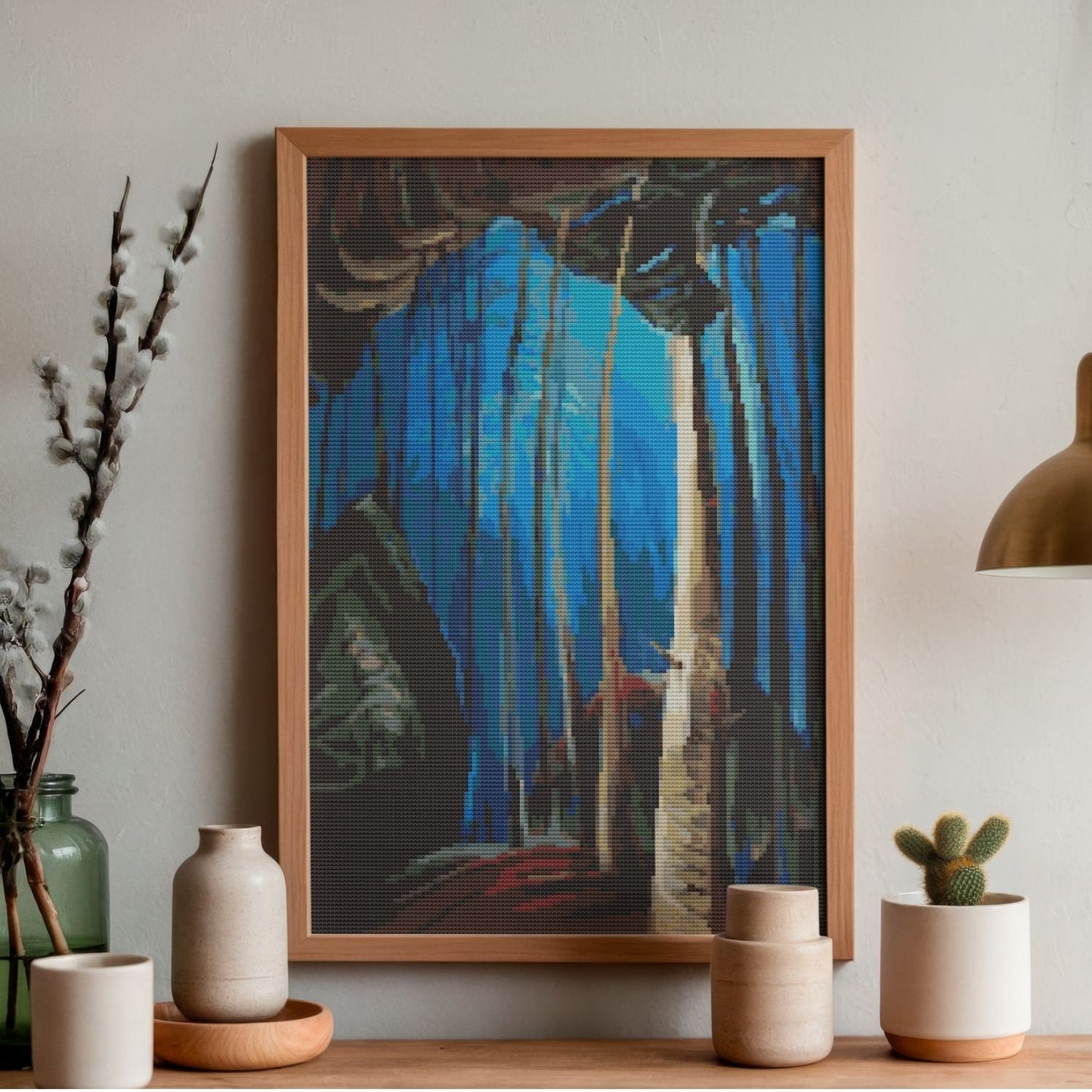 Blue Sky Cross Stitch Pattern - Premium Cross Stitch Pattern - Emily Carr