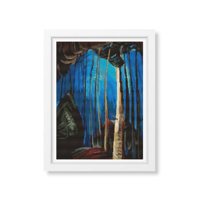 Blue Sky Cross Stitch Kit | Emily Carr