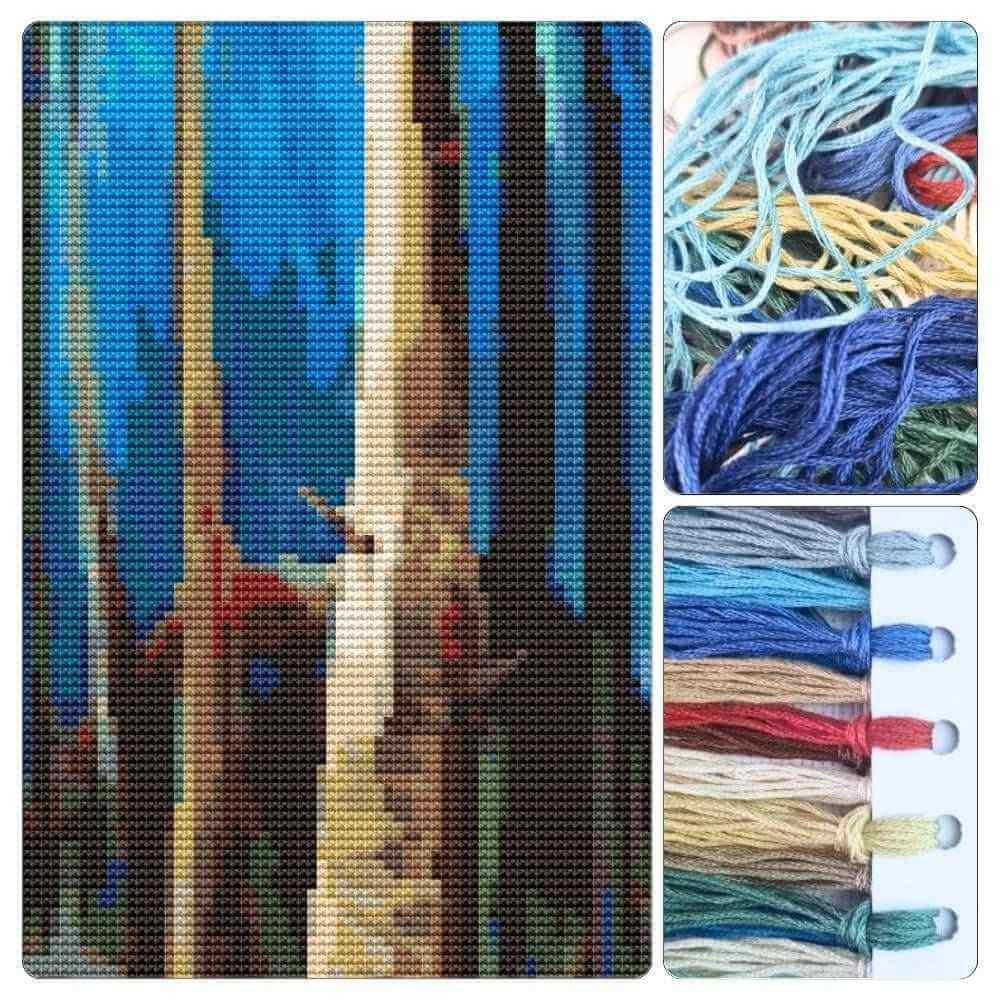 Blue Sky Cross Stitch Kit