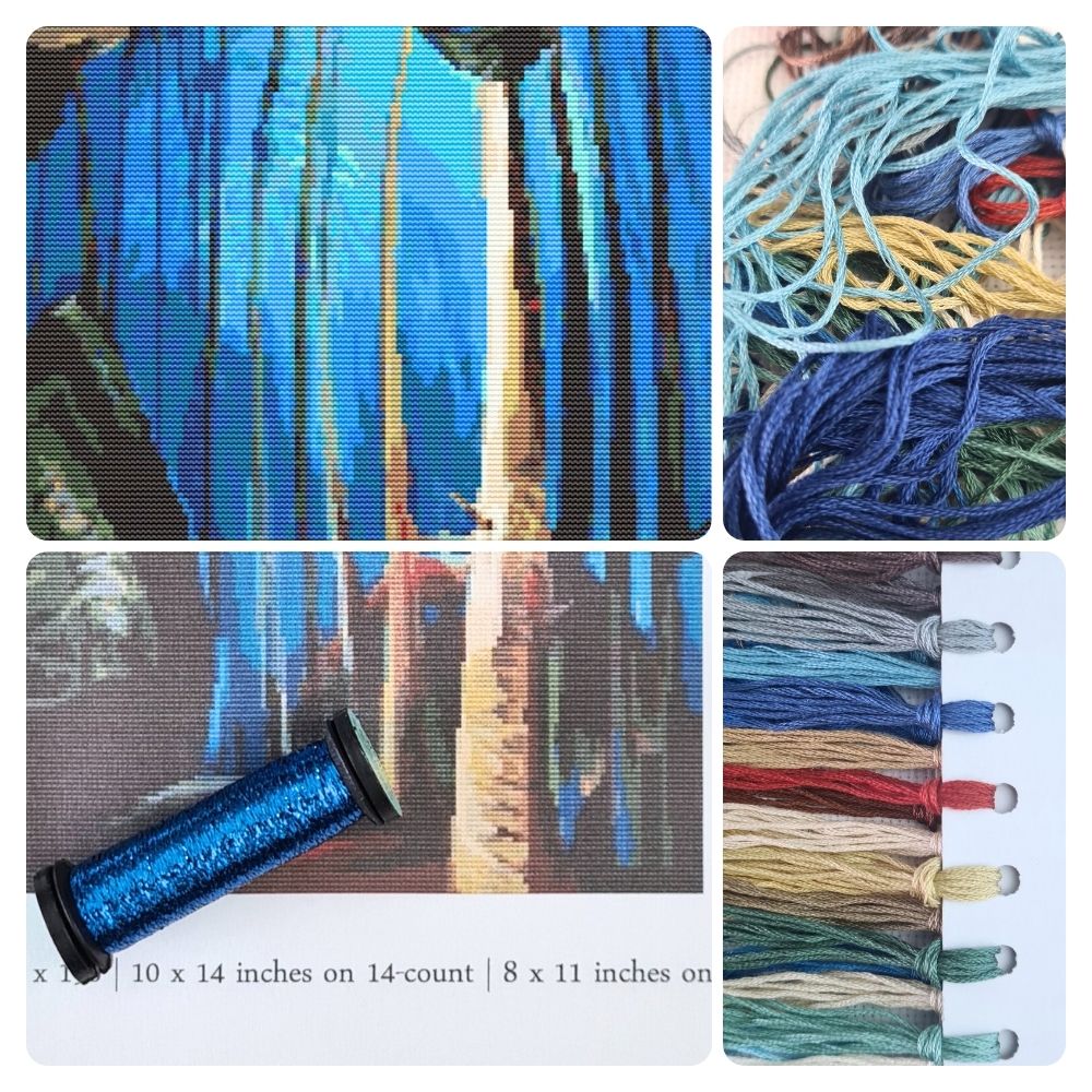 Blue Sky Cross Stitch Kit | Emily Carr