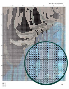 Blue Sky Cross Stitch Pattern - Premium Cross Stitch Pattern - Emily Carr
