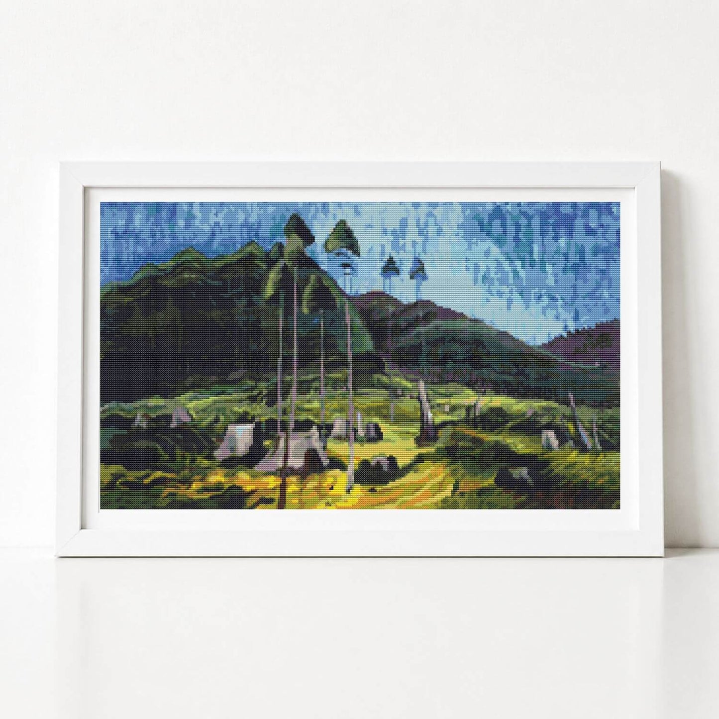 The Remains of a Forest Cross Stitch Kit - Premium Cross Stitch Kit - Emily Carr