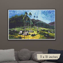 The Remains of a Forest Cross Stitch Kit