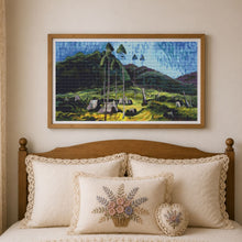 The Remains of a Forest Cross Stitch Kit