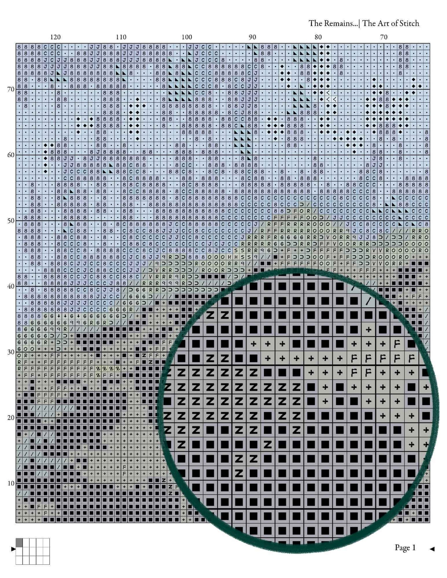 The Remains of a Forest Cross Stitch Pattern - Premium Cross Stitch Pattern - Emily Carr