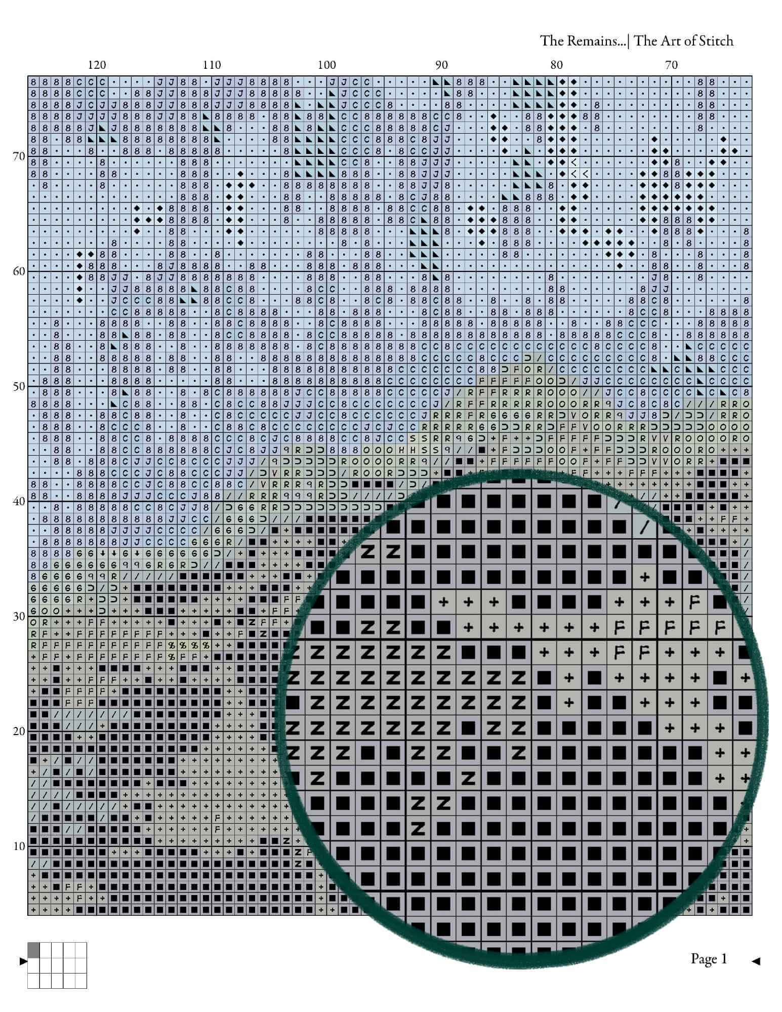 The Remains of a Forest Cross Stitch Pattern - Premium Cross Stitch Pattern - Emily Carr