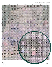 Lilacs in a Window Cross Stitch Kit - Premium Cross Stitch Kit - Mary Cassatt