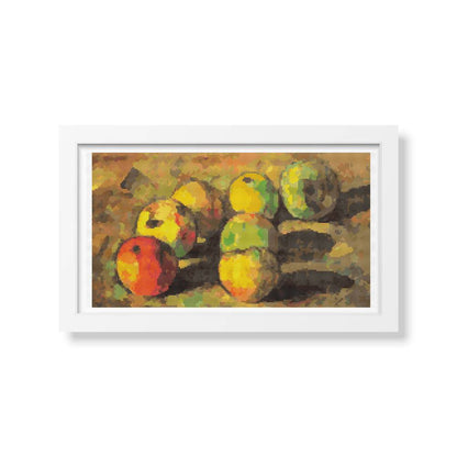 Still Life with Seven Apples Cross Stitch Kit | Paul Cezanne