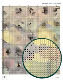 Still Life with Seven Apples Cross Stitch Pattern - Premium Cross Stitch Pattern - Paul Cezanne