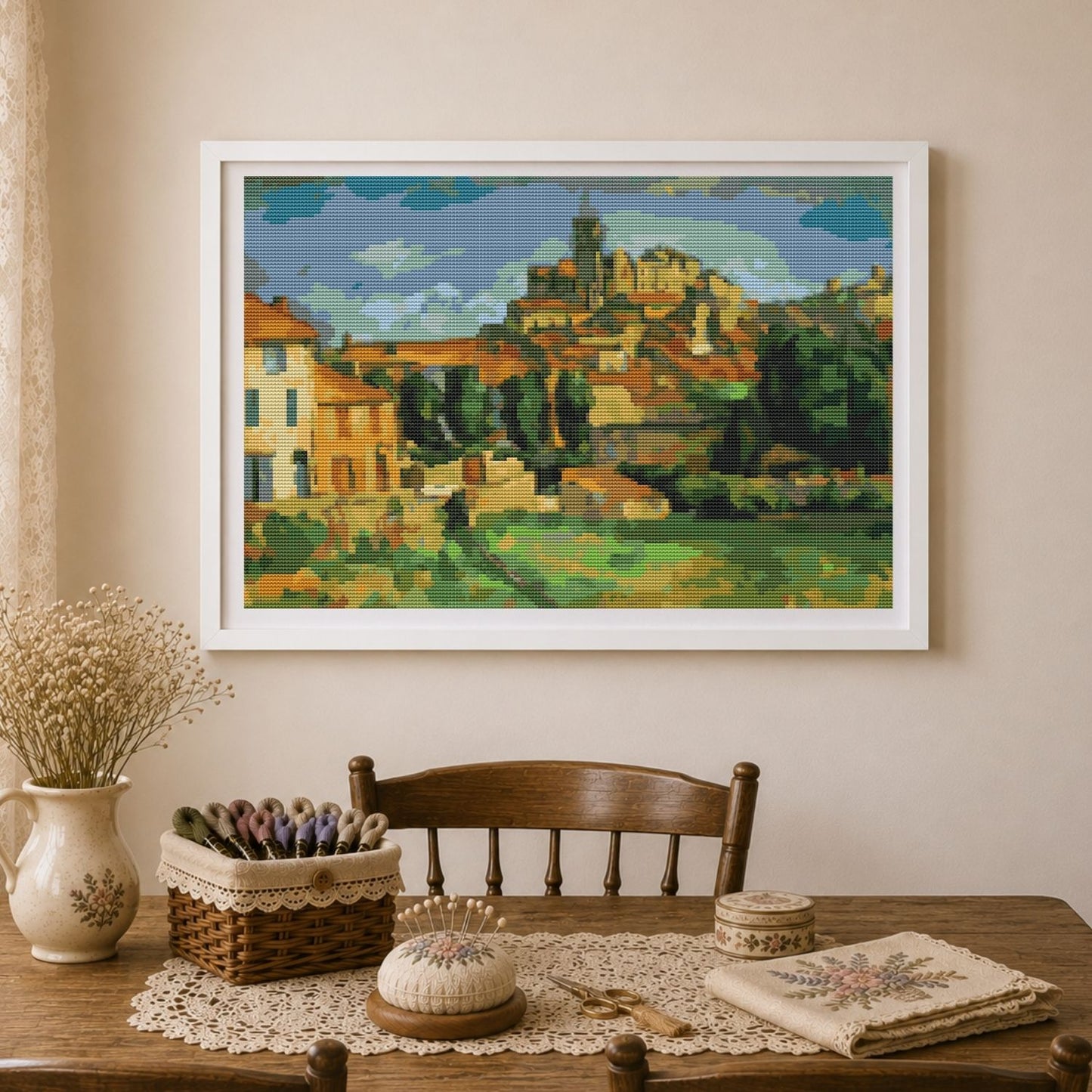 Garden Cross Stitch Pattern - Premium Cross Stitch Pattern - Paul Cezanne