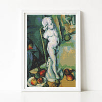 Still Life with Plaster Cupid Cross Stitch Pattern - Premium Cross Stitch Pattern - Paul Cezanne
