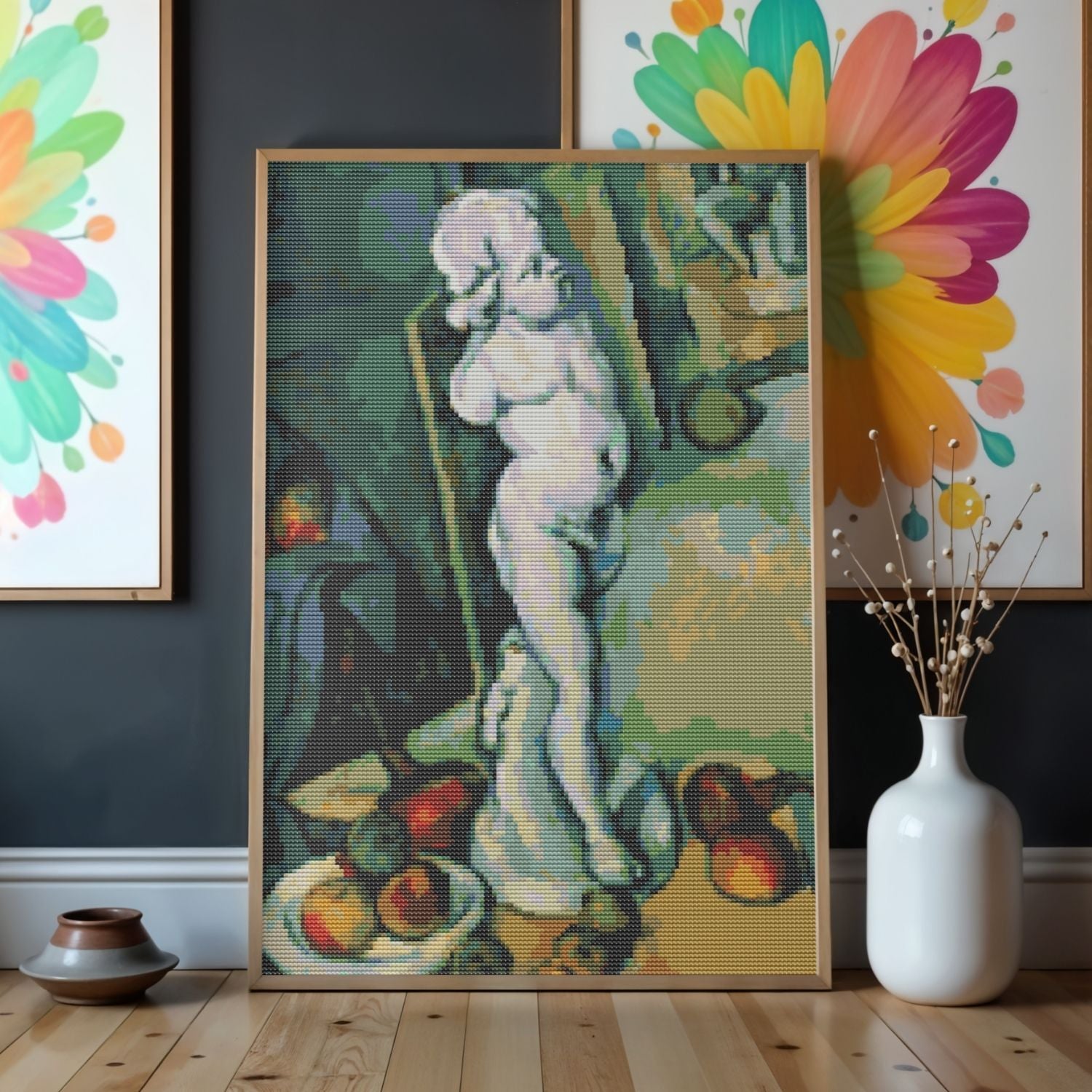 Still Life with Plaster Cupid Cross Stitch Pattern - Premium Cross Stitch Pattern - Paul Cezanne