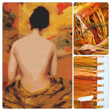 Back of a Nude Cross Stitch Kit - Premium Cross Stitch Kit - William Merritt Chase