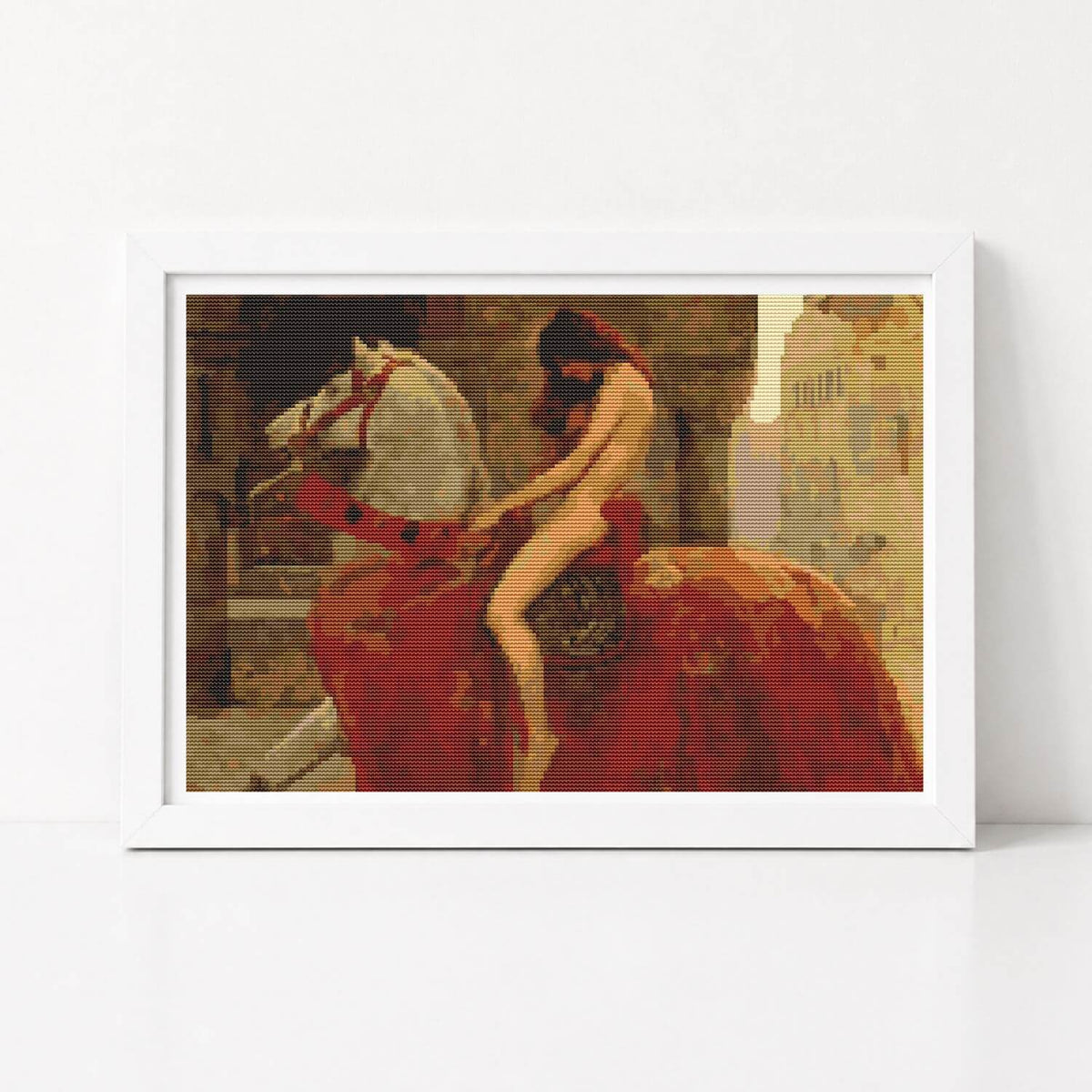 Lady Godiva Cross Stitch Kit - Premium Cross Stitch Kit - John Collier