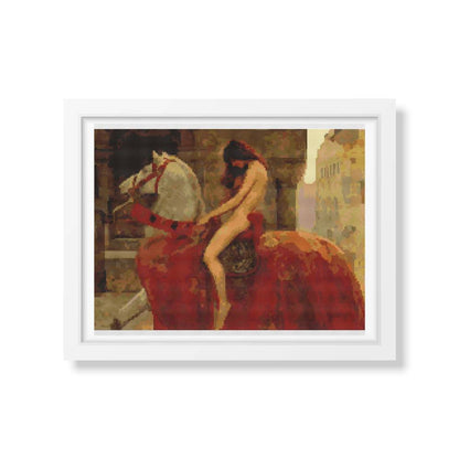 Lady Godiva Cross Stitch Kit | John Collier