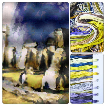 Stonehenge Cross Stitch Kit