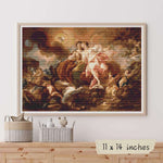 Justice and Peace Cross Stitch Pattern