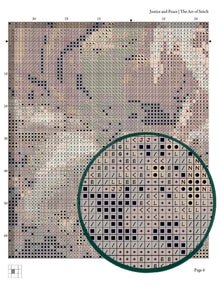 Justice and Peace Cross Stitch Pattern - Premium Cross Stitch Pattern - Corrado Giaquinto