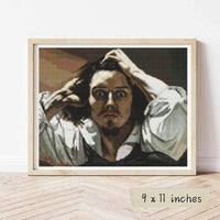 The Desperate Man Cross Stitch Pattern