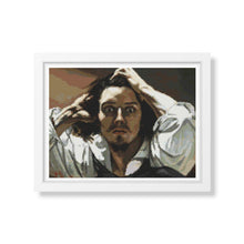 The Desperate Man Cross Stitch Kit | Gustave Courbet