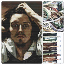 The Desperate Man Cross Stitch Kit - Premium Cross Stitch Kit - Gustave Courbet