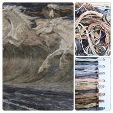 Horses of Neptune Cross Stitch Kit - Premium Cross Stitch Kit - Walter Crane