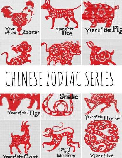 Chinese Zodiac Series by The Art of Stitch