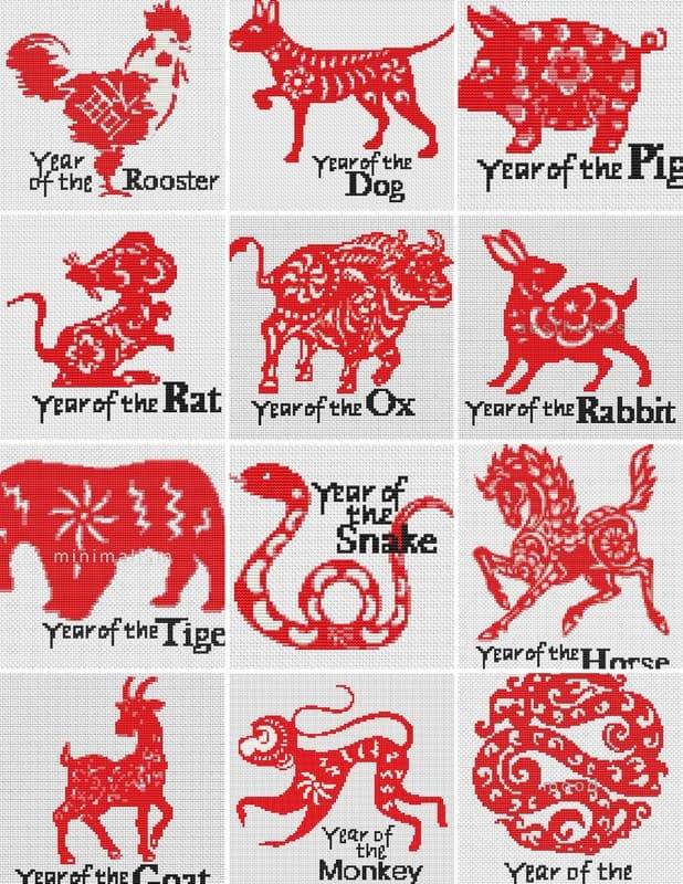 Chinese Zodiac Series by The Art of Stitch