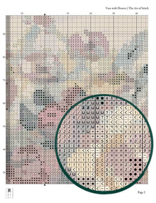 Vase with Flowers Cross Stitch Kit - Premium Cross Stitch Kit - Nicolae Darascu