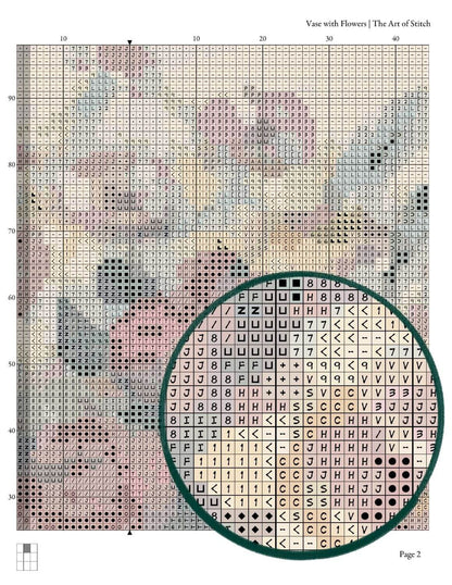 Vase with Flowers Cross Stitch Kit - Premium Cross Stitch Kit - Nicolae Darascu