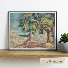 The House with Linden Tree Cross Stitch Pattern | Nicolae Darascu