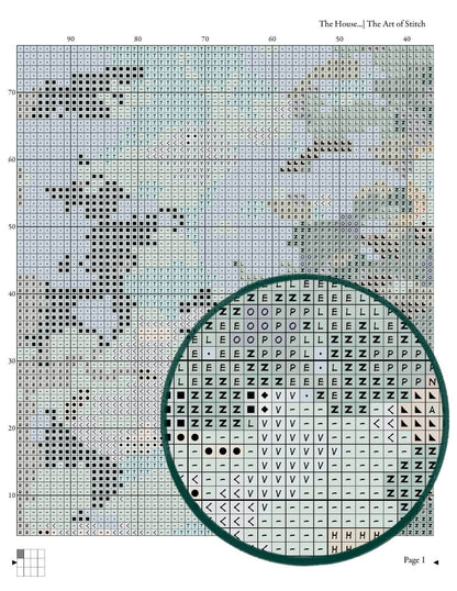 The House with Linden Tree Cross Stitch Kit - Premium Cross Stitch Kit - Nicolae Darascu