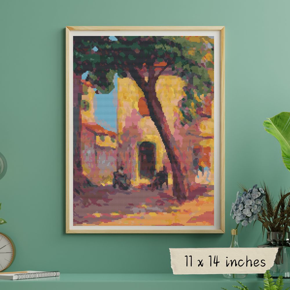 Landscape from Saint Tropez Cross Stitch Kit | Nicolae Darascu