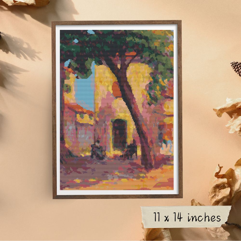 Landscape from Saint Tropez Cross Stitch Pattern | Nicolae Darascu