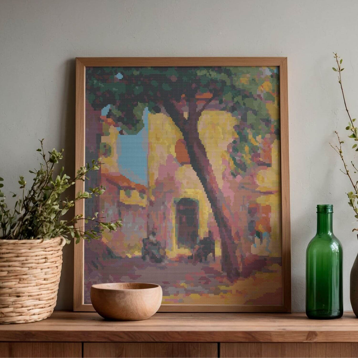 Landscape from Saint Tropez Cross Stitch Pattern - Premium Cross Stitch Pattern - Nicolae Darascu