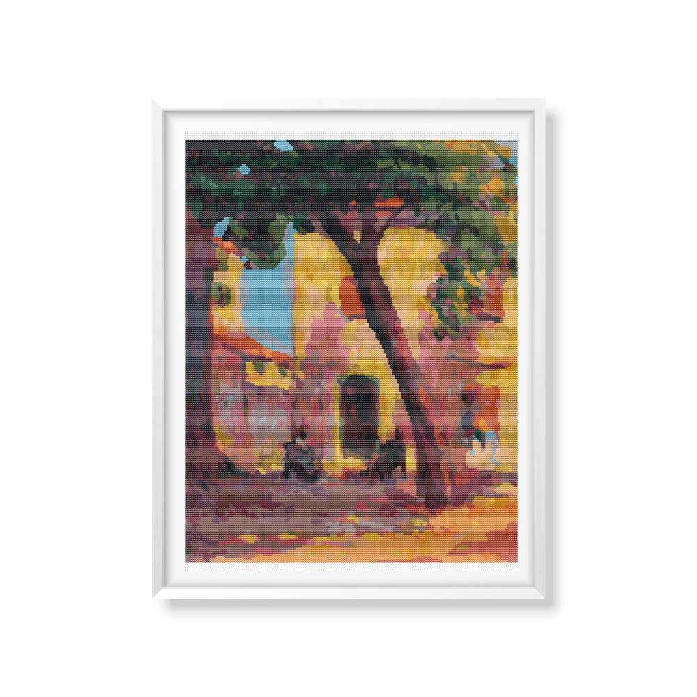 Landscape from Saint Tropez Cross Stitch Kit | Nicolae Darascu