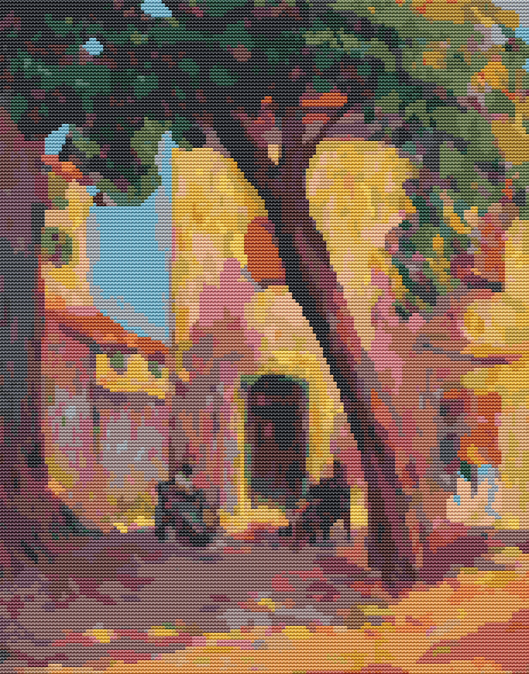 Landscape from Saint Tropez Cross Stitch Kit | Nicolae Darascu