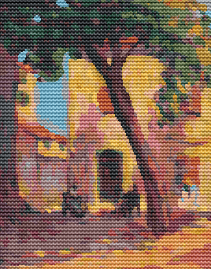 Landscape from Saint Tropez Cross Stitch Kit - Premium Cross Stitch Kit - Nicolae Darascu