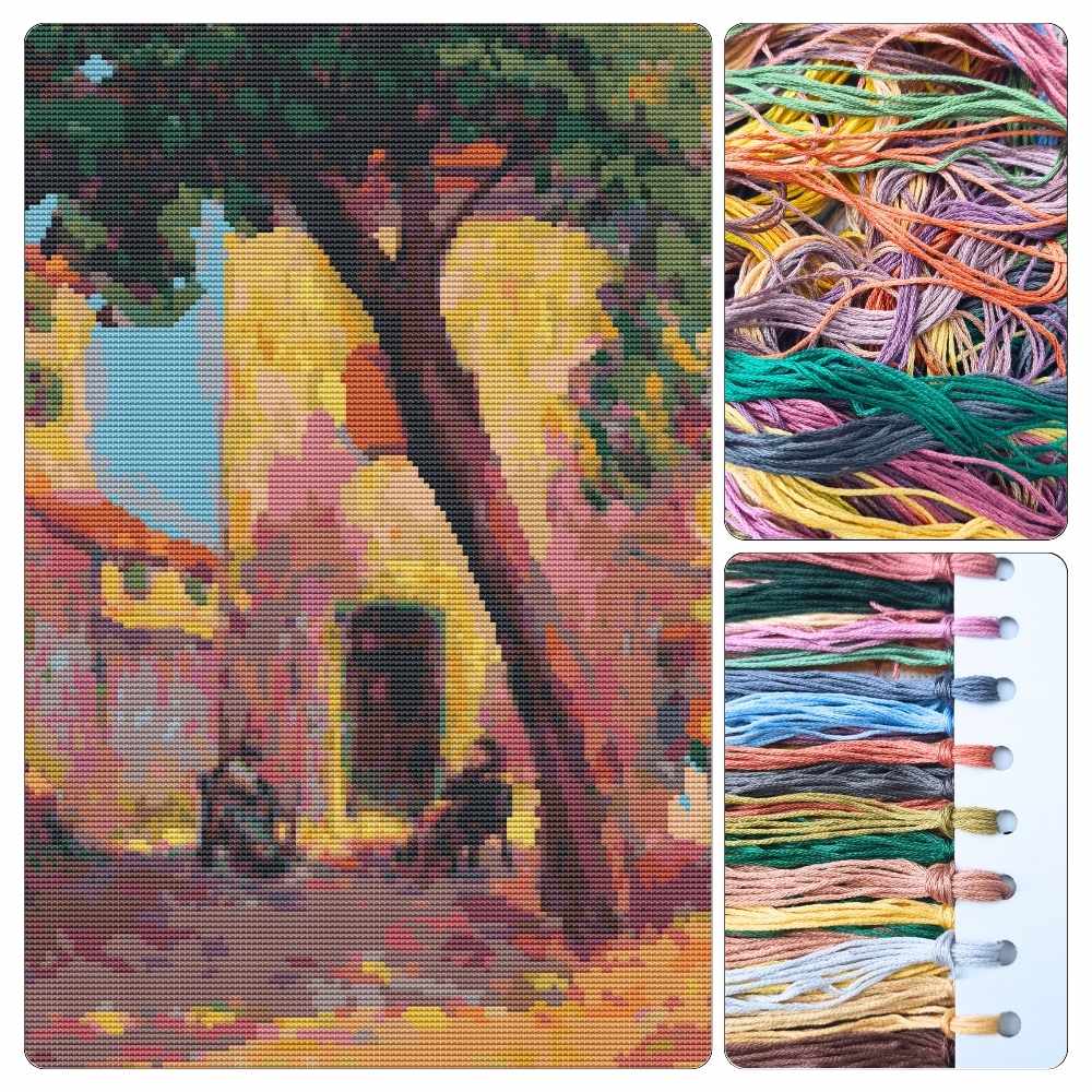 Landscape from Saint Tropez Cross Stitch Kit