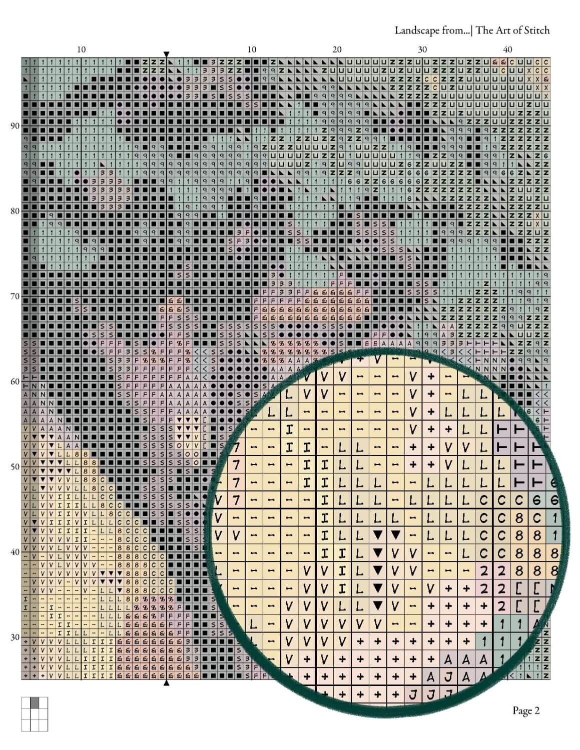 Landscape from Saint Tropez Cross Stitch Pattern - Premium Cross Stitch Pattern - Nicolae Darascu