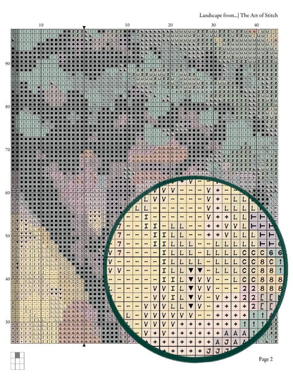 Landscape from Saint Tropez Cross Stitch Pattern - Premium Cross Stitch Pattern - Nicolae Darascu