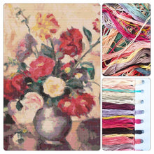 Vase with Peonies Cross Stitch Kit - Premium Cross Stitch Kit - Nicolae Darascu