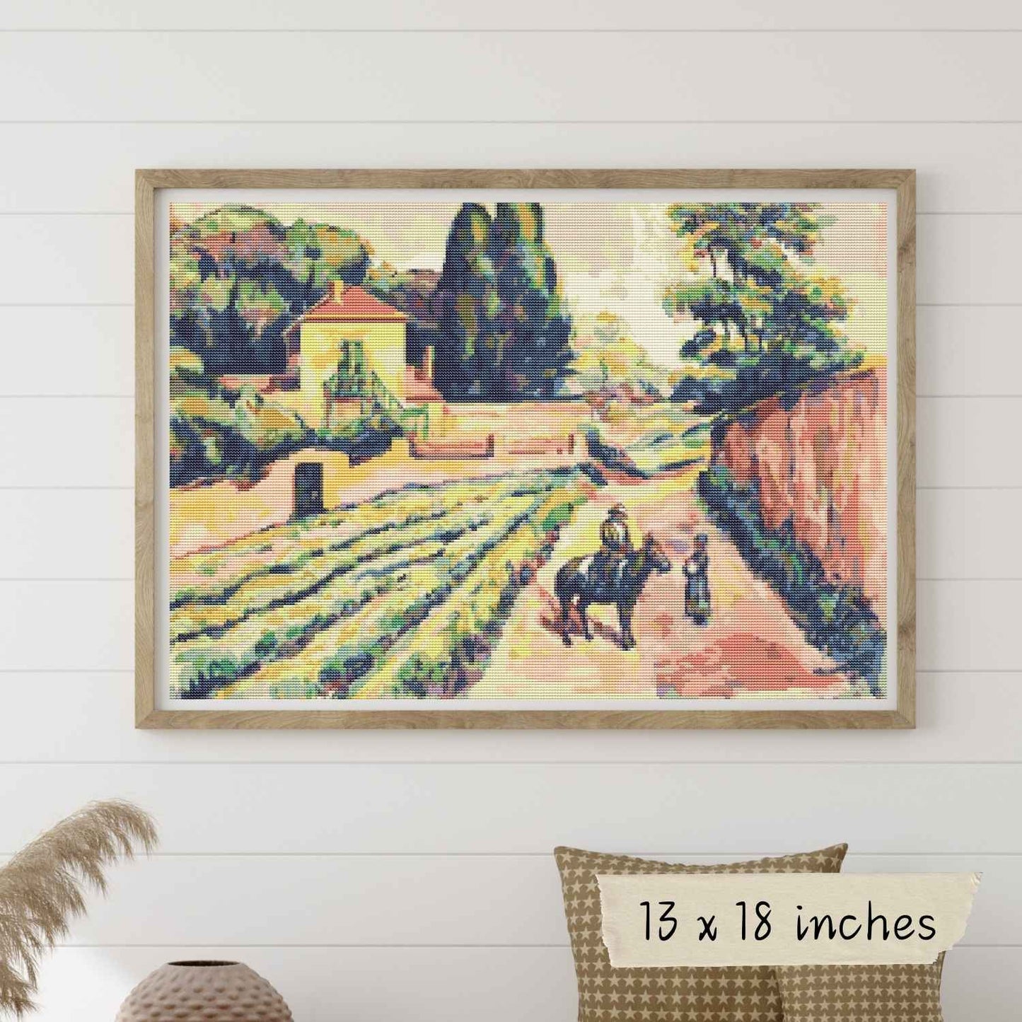 Landscape from Saint Tropez Cross Stitch Kit