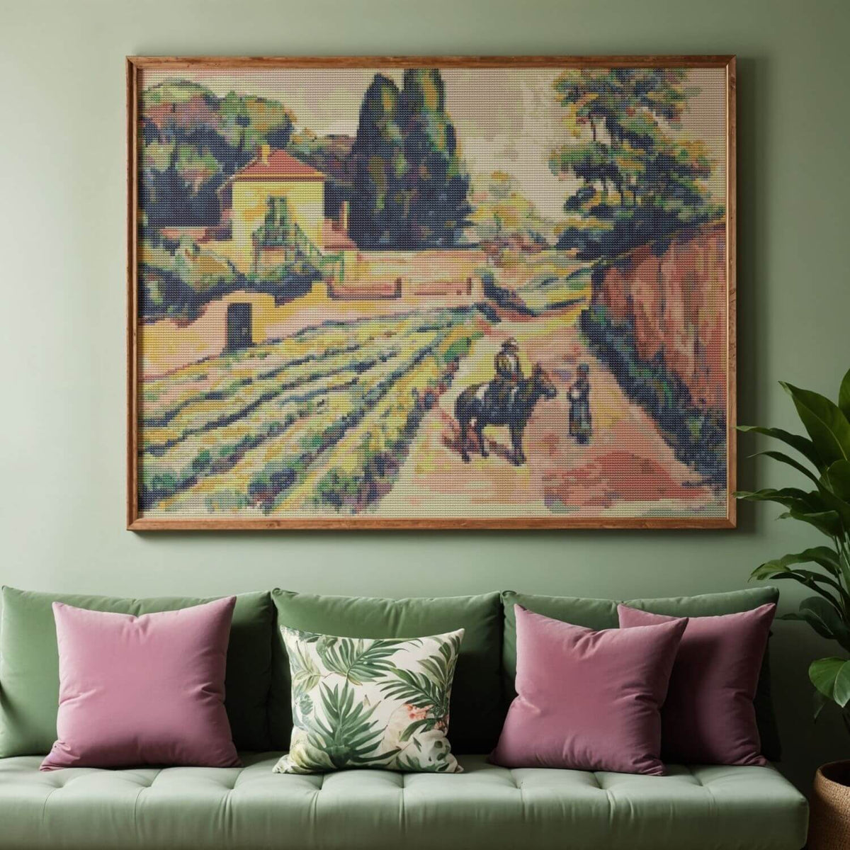 Landscape from Saint Tropez Cross Stitch Pattern - Premium Cross Stitch Pattern - Nicolae Darascu