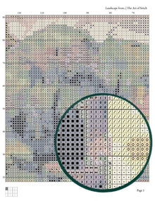 Landscape from Saint Tropez Cross Stitch Pattern - Premium Cross Stitch Pattern - Nicolae Darascu